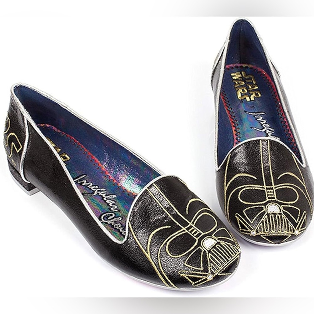 NEVER WORN Irregular Choice Star Wars Flats 8.5